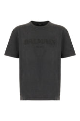 T-shirt in cotone grafite -  | Wise