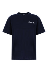 Navy blue cotton t-shirt -  | Wise