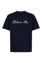 Navy blue cotton t-shirt -  | Wise