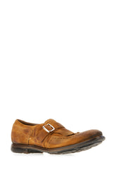 Caramel suede Shanghai W monk strap shoes -  | Wise
