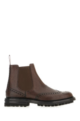 Brown leather Entyre ankle boots -  | Wise