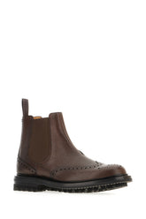 Brown leather Entyre ankle boots -  | Wise