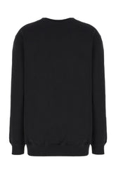 Black cotton sweatshirt -  | Wise