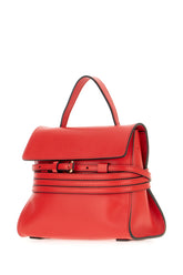 Borsa a mano Tie Me piccola in nappa rossa -  | Wise