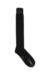 Black stretch wool blend socks -  | Wise