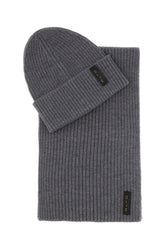 Grey stretch wool blend set -  | Wise