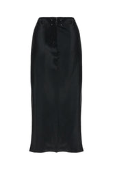 Gonna in acetato nero -  | Wise