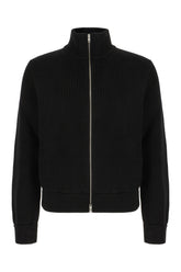 Cardigan in lana nera -  | Wise