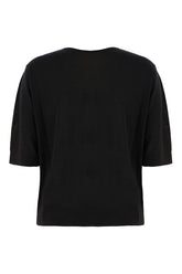 Maglione in misto lana nera -  | Wise