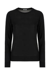 Maglione in misto lana nera -  | Wise