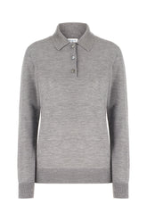 Polo in misto lana grigia -  | Wise