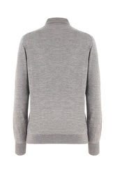 Polo in misto lana grigia -  | Wise