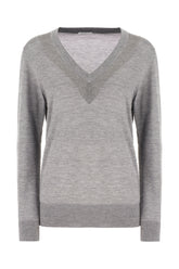 Maglione in misto lana grigia -  | Wise