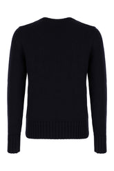 Midnight blue wool sweater -  | Wise