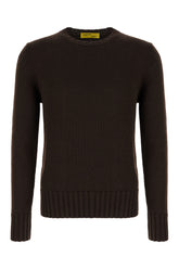 Dark brown wool sweater -  | Wise