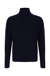 Midnight blue wool sweater -  | Wise