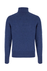 Navy blue wool sweater -  | Wise