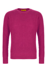 Fuchsia wool sweater -  | Wise