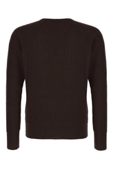 Dark brown wool sweater -  | Wise