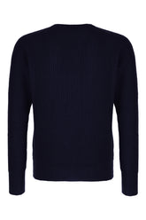 Midnight blue wool sweater -  | Wise