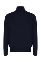 Midnight blue cashmere sweater -  | Wise