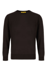 Dark brown cashmere sweater -  | Wise