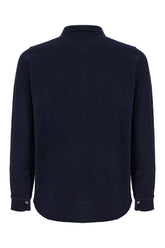 Midnight blue cashmere shirt -  | Wise