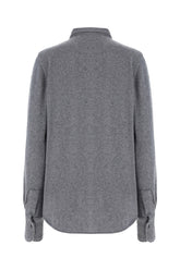 Camicia in cashmere grigio -  | Wise