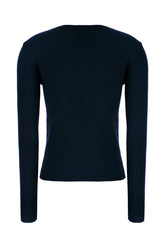 Midnight blue cashmere sweater -  | Wise