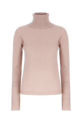 Powder pink cashmere sweater -  | Wise