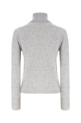 Melange grey cashmere sweater -  | Wise