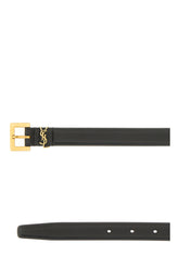 Black leather belt -  | Wise