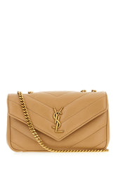 Borsa a spalla Loulou piccola in nappa cappuccino -  | Wise