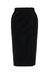 Black velvet skirt -  | Wise