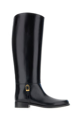 Black leather boots -  | Wise