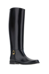 Black leather boots -  | Wise