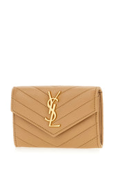 Cappuccino leather wallet -  | Wise
