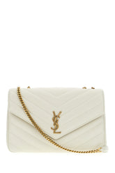 Borsa a spalla Lou Lou grande in pelle avorio -  | Wise