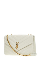 Borsa a spalla Lou Lou grande in pelle avorio -  | Wise