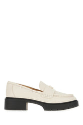 Chalk leather loafers -  | Wise