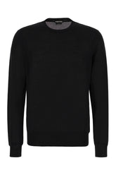 Black wool sweater -  | Wise