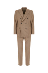 Biscuit stretch polyester blend blazer -  | Wise