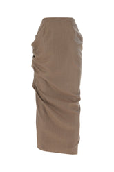 Gonna in misto lana cammello -  | Wise