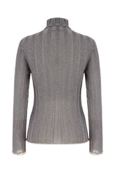 Top in misto viscosa argento -  | Wise