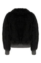 Giubbino in montone nero -  | Wise