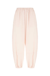Pink stretch wool blend pants -  | Wise