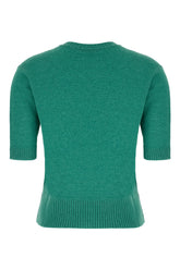 Green cashmere sweater -  | Wise
