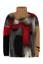 Embroidered wool blend sweater -  | Wise