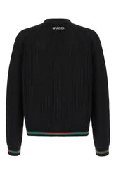 Black cotton cardigan -  | Wise