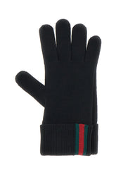 Black wool gloves -  | Wise